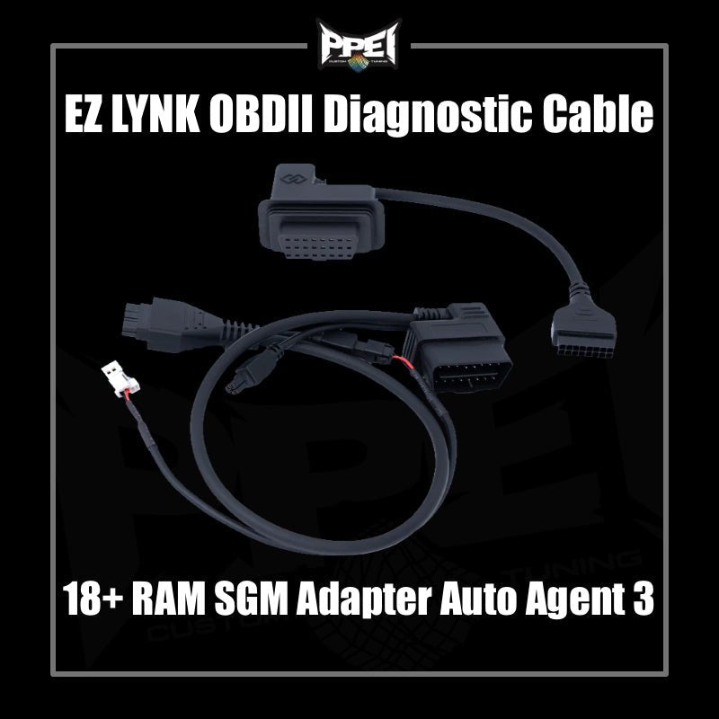 Auto Agent 3 OBDII Cable with 18+ RAM SGM Adapter