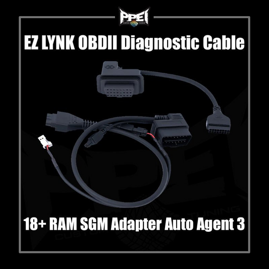 Auto Agent 3 OBDII Cable with 18+ RAM SGM Adapter