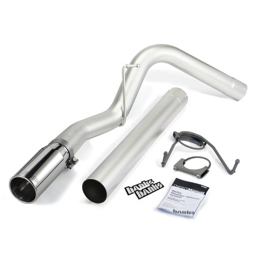 Banks Power Monster Exhaust System Single Exit Chrome Tip 07-13 Dodge/Ram 6.7L CCLB Banks Power