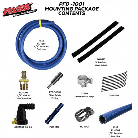 FASS PFD1001 Powerstroke Filter Delete Kit - PFD1001