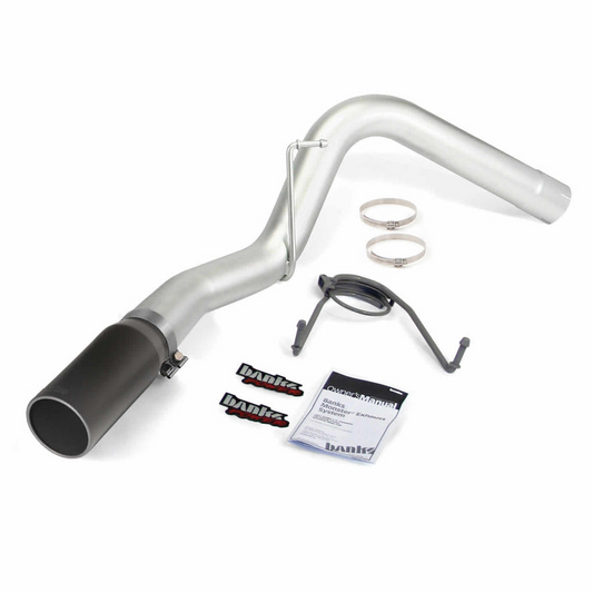 Banks Power Monster Exhaust System Single Exit Black Tip 07-13 Dodge/Ram 6.7L SCLB-MCSB Banks Power